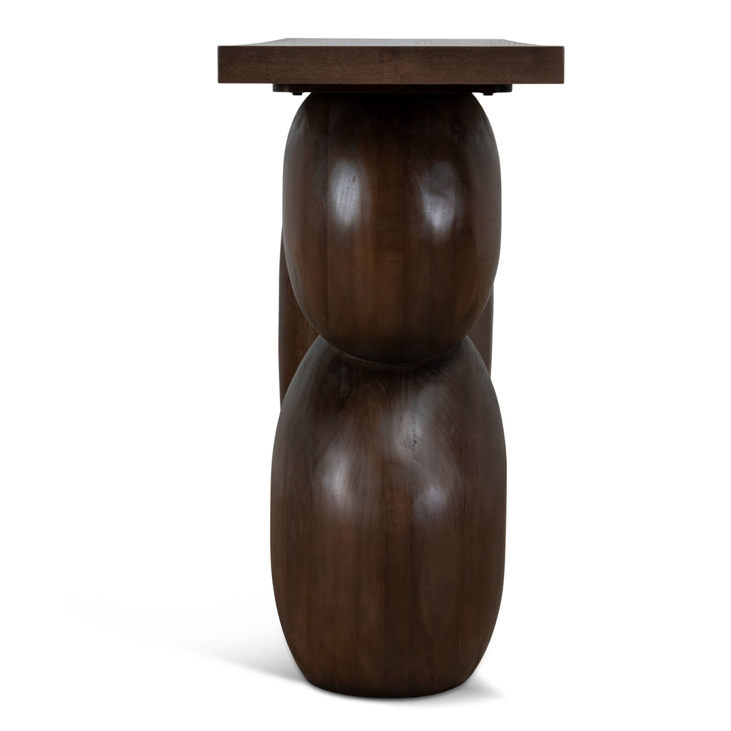 160cm Elm Console Table | Walnut | Myka Home - View 3