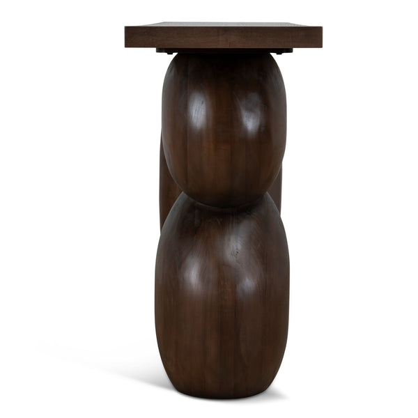 160cm Elm Console Table | Walnut | Myka Home - View 3