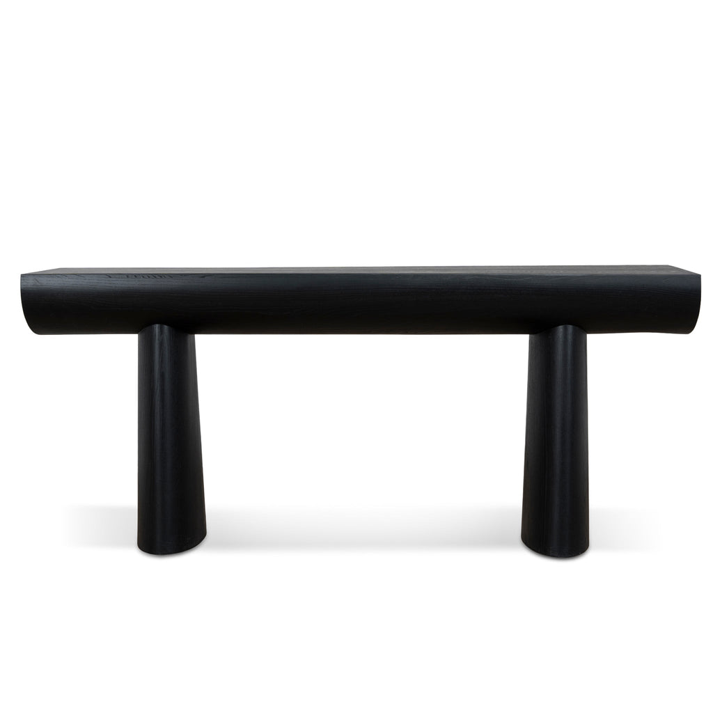 180cm Elm Console Table | Full Black | Myka Home - View 2