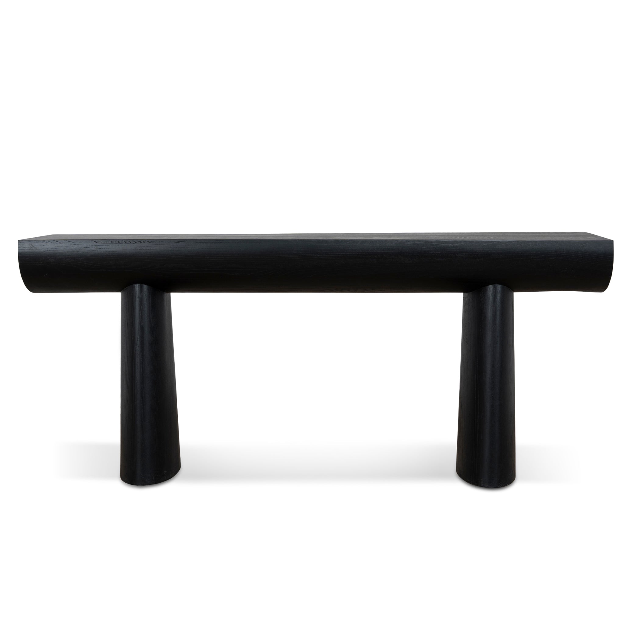 180cm Elm Console Table | Full Black | Myka Home - View 2