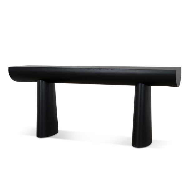 180cm Elm Console Table | Full Black | Myka Home