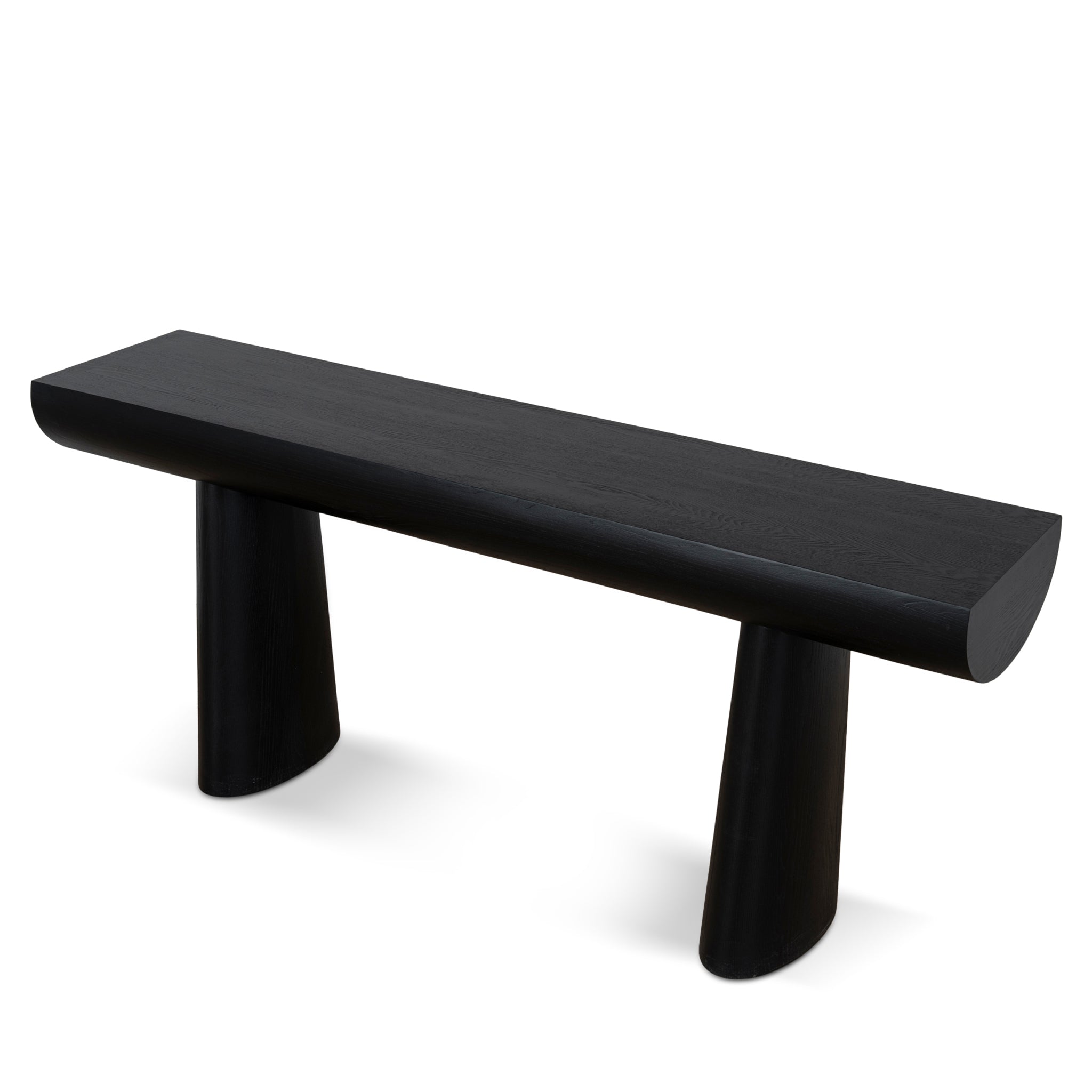 180cm Elm Console Table | Full Black | Myka Home - View 3