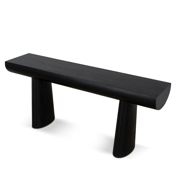 180cm Elm Console Table | Full Black | Myka Home - View 3