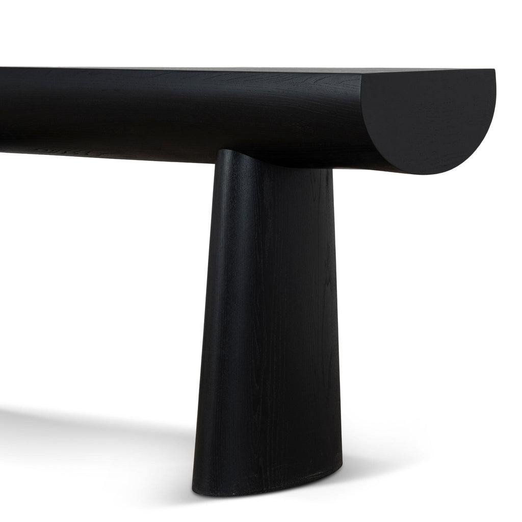 180cm Elm Console Table | Full Black | Myka Home - View 5