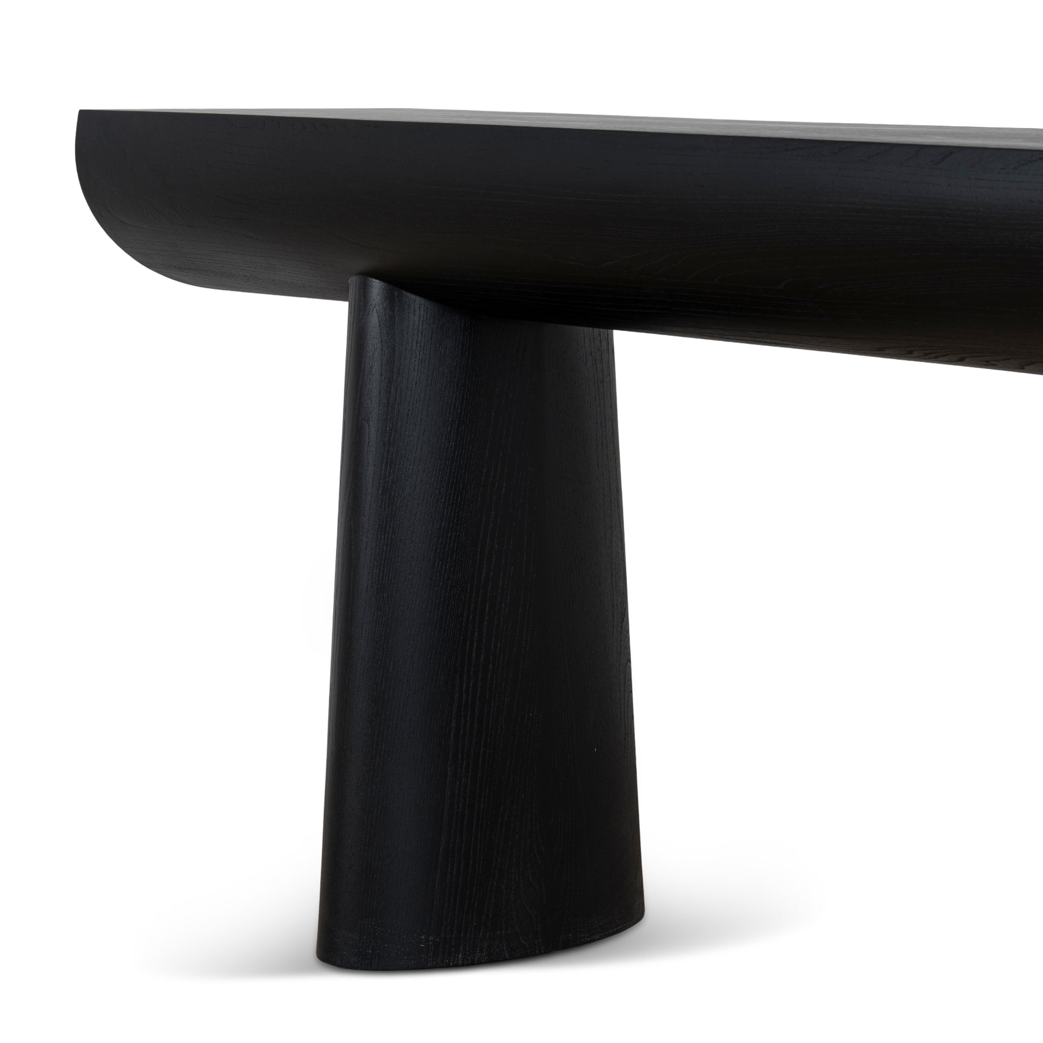 180cm Elm Console Table | Full Black | Myka Home - View 4