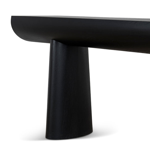 180cm Elm Console Table | Full Black | Myka Home - View 4