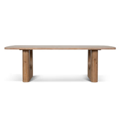 240cm Elm Dining Table | Natural | Myka Home