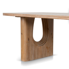 240cm Elm Dining Table | Natural | Myka Home