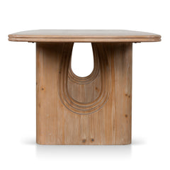 240cm Elm Dining Table | Natural | Myka Home