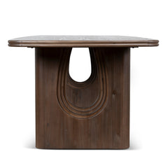 240cm Elm Dining Table | Walnut | Myka Home