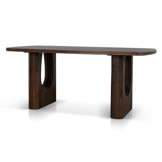 180cm Elm Dining Table | Walnut | Myka Home