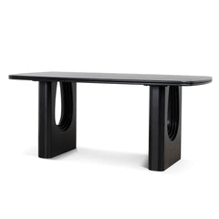 1.8M Elm Dining Table | Full Black | Myka Home