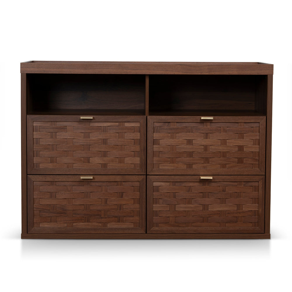 120cm Buffet Unit | Walnut | Myka Home - View 2