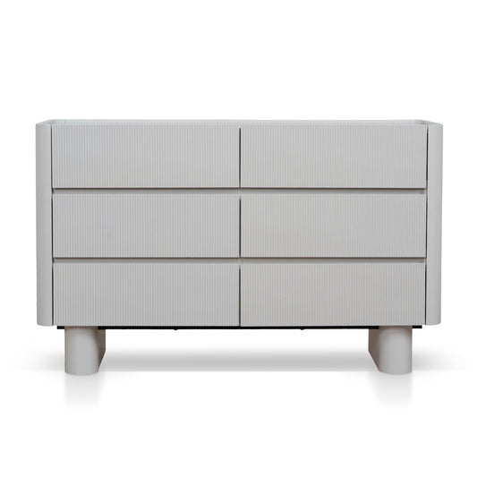120cm Chest of Drawer | Warm Grey | Myka Home