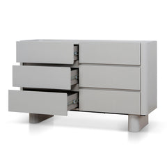 120cm Chest of Drawer | Warm Grey | Myka Home