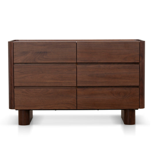120cm Chest of Drawer | Walnut | Myka Home