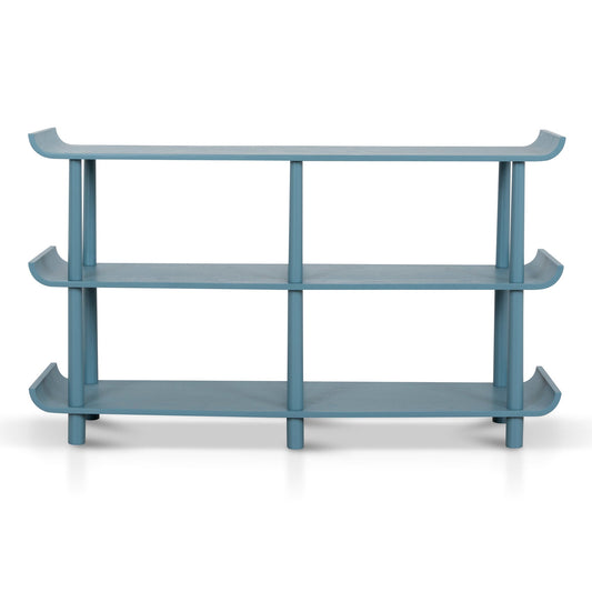 Wooden Shelving Unit | Light Blue | Myka Home