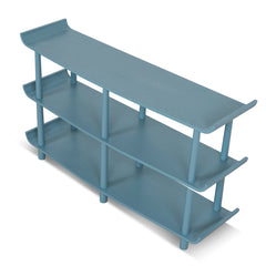 Wooden Shelving Unit | Light Blue | Myka Home