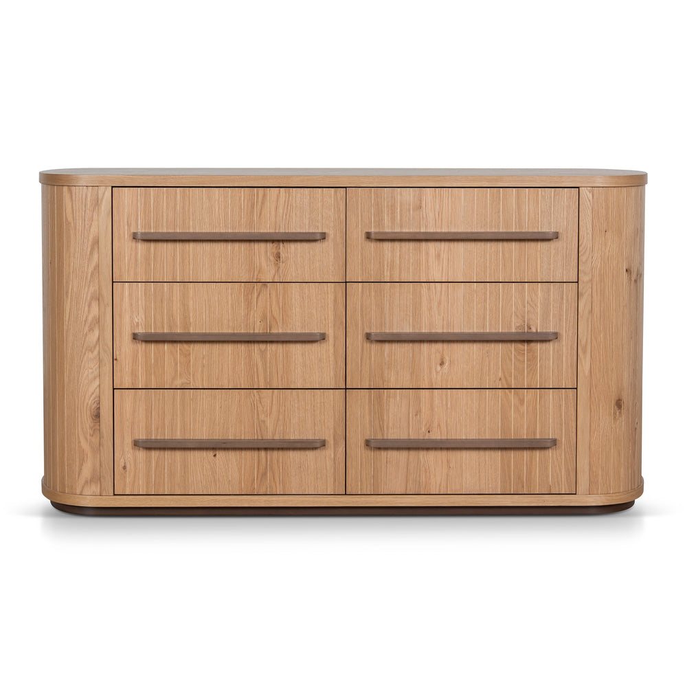 Chest of 6 Drawers | Knotty Oak | Myka Home - View 2