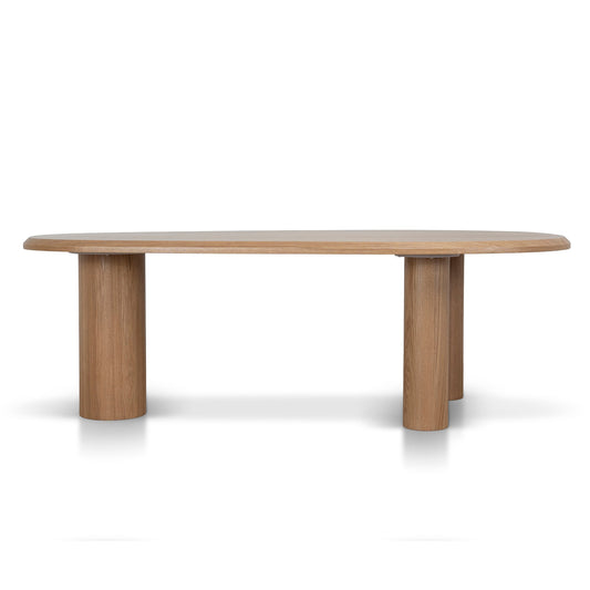 2.3m Oval Dining Table | Natural | Myka Home