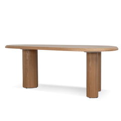 2.1m Oval Dining Table | Natural | Myka Home