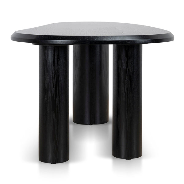 2.1m Oval Dining Table | Full Black | Myka Home - View 4