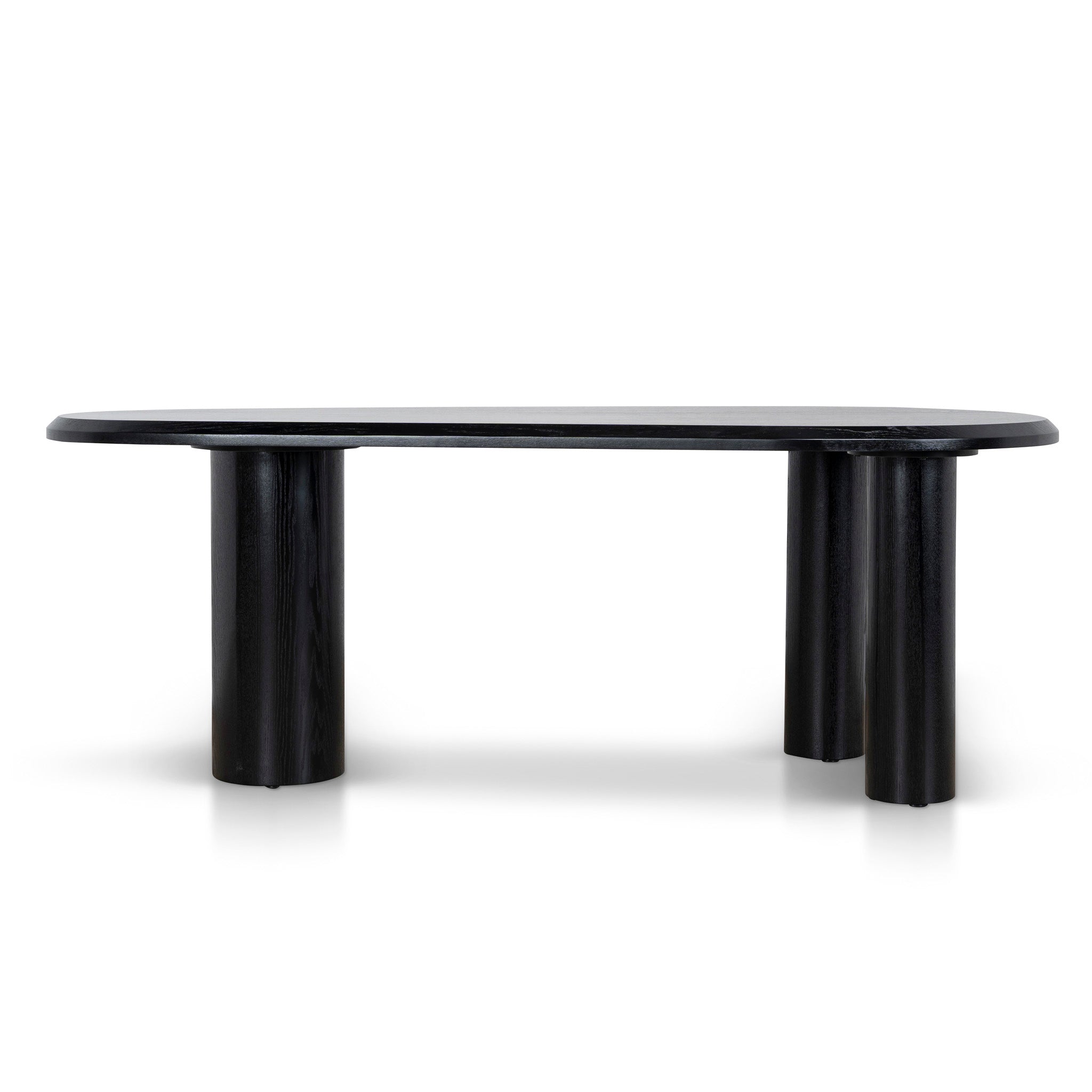2.1m Oval Dining Table | Full Black | Myka Home - View 2