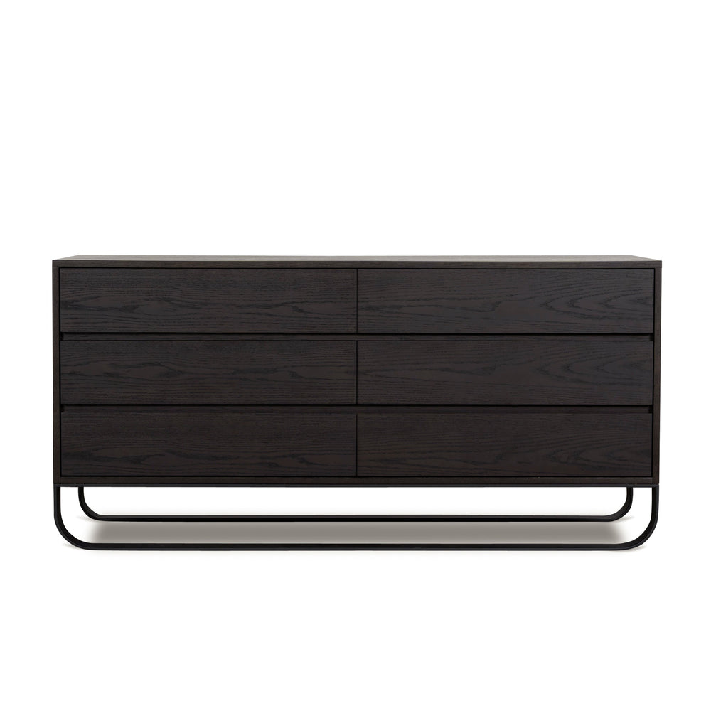 160cm Dresser Unit | Dark Walnut | Myka Home - View 2