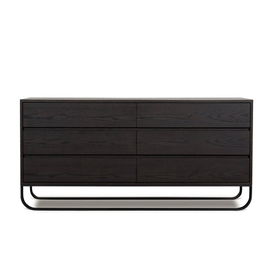 160cm Dresser Unit | Dark Walnut | Myka Home