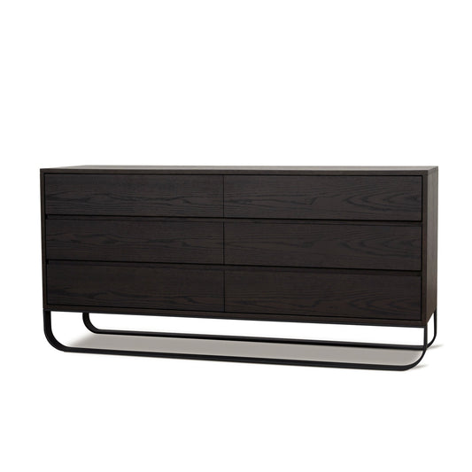 160cm Dresser Unit | Dark Walnut | Myka Home