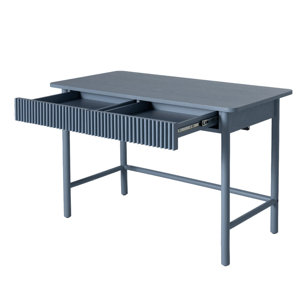 120cm Home Office Desk | Matte Light Blue | Myka Home - View 4