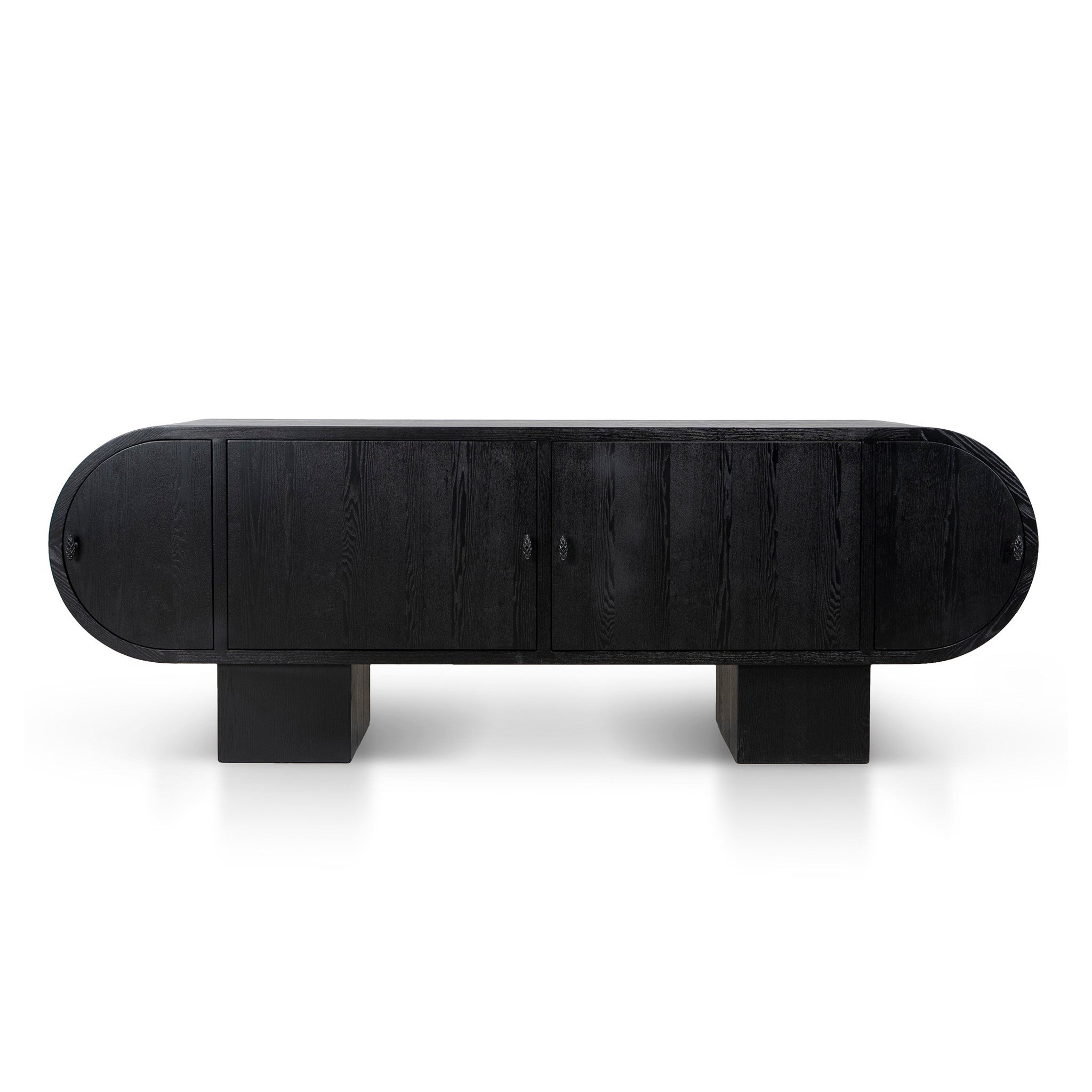 2.2M Sideboard Unit | Full Black | Myka Home