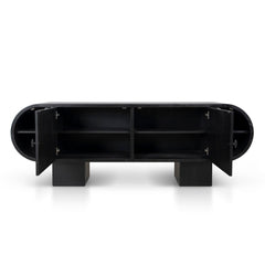2.2M Sideboard Unit | Full Black | Myka Home
