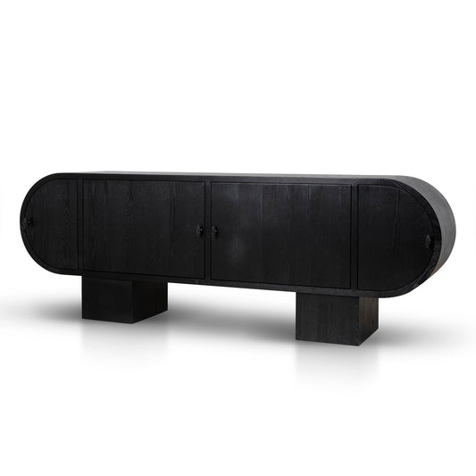 2.2M Sideboard Unit | Full Black | Myka Home