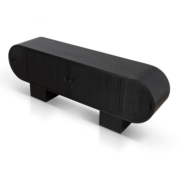 2.2M Sideboard Unit | Full Black | Myka Home