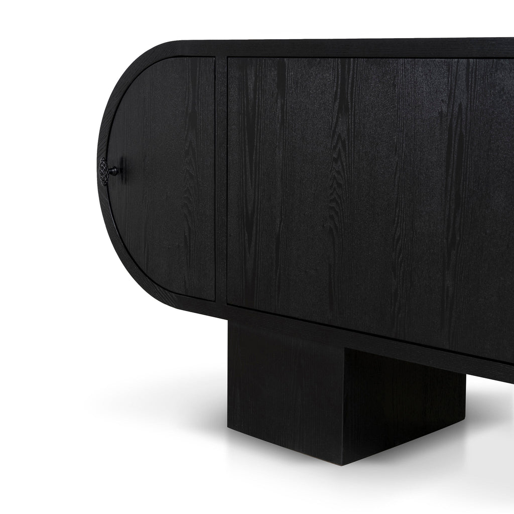2.2M Sideboard Unit | Full Black | Myka Home