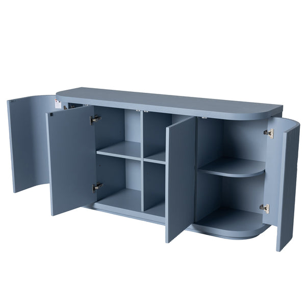 1.6M Veneer Top Buffet Unit | Light Blue | Myka Home