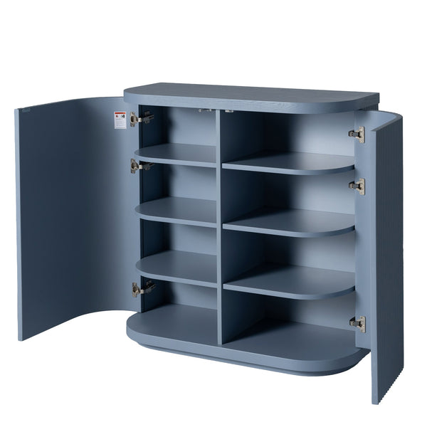 100CM Wooden Storage Cabinet | Light Blue | Myka Home