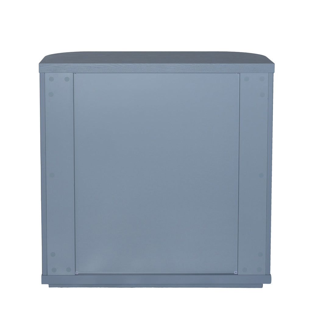 100CM Wooden Storage Cabinet | Light Blue | Myka Home