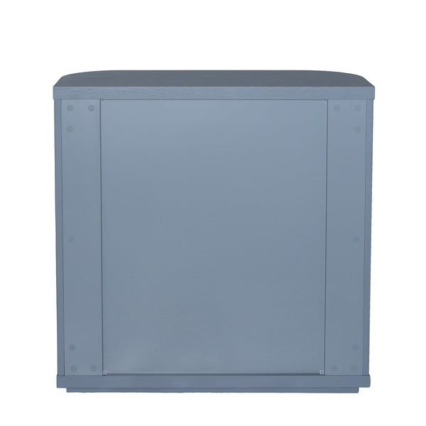 100CM Wooden Storage Cabinet | Light Blue | Myka Home