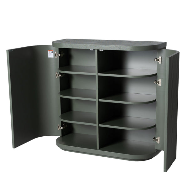 100CM Wooden Storage Cabinet | Sage Green | Myka Home