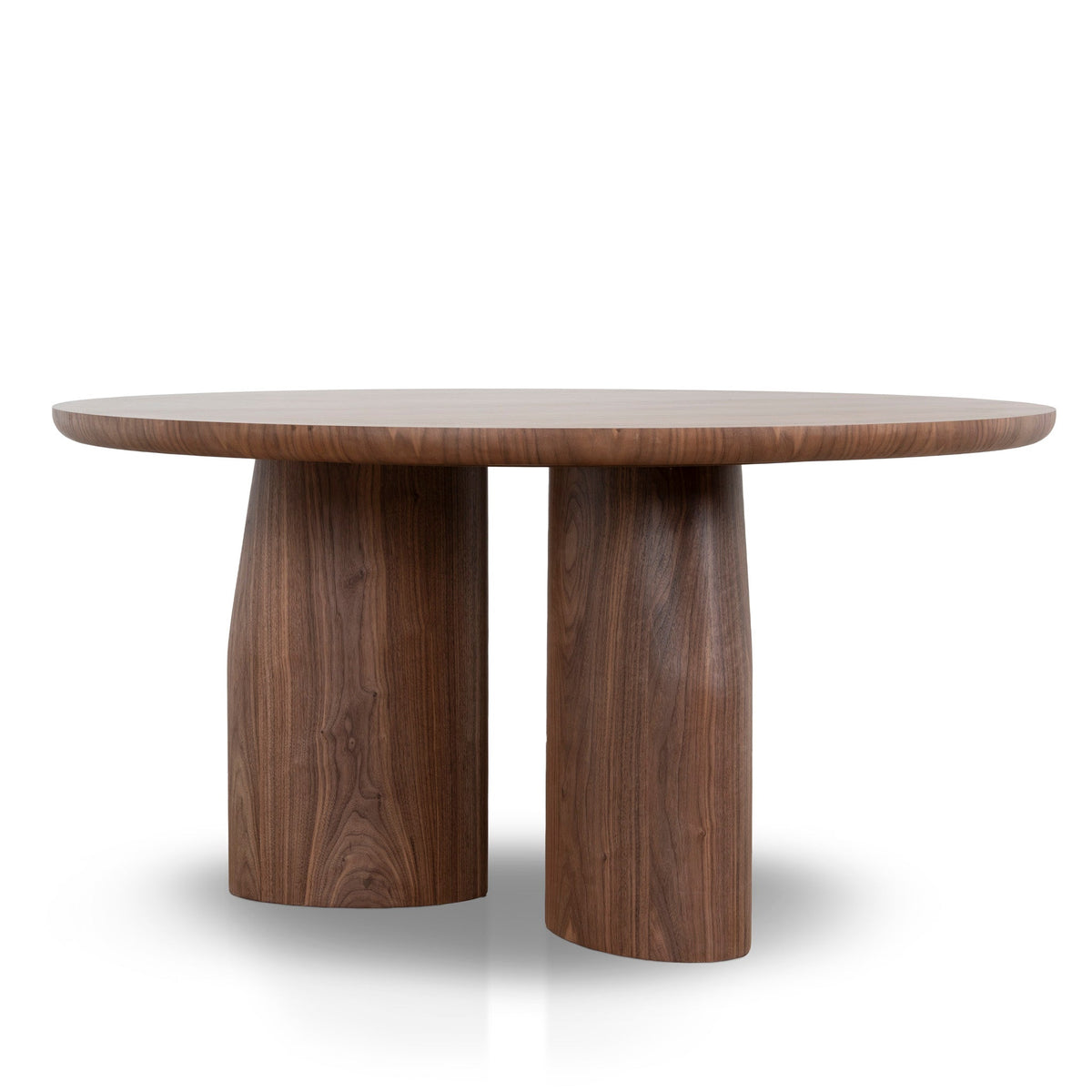 150cm Round Dining Table | Walnut | Myka Home