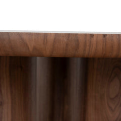 150cm Round Dining Table | Walnut | Myka Home