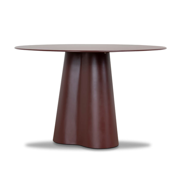 1.2M Tempered Glass Dining Table | Red | Myka Home