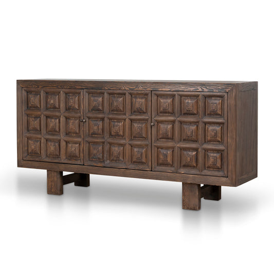1.83M Elm Sideboard Unit | Dark Brown | Myka Home