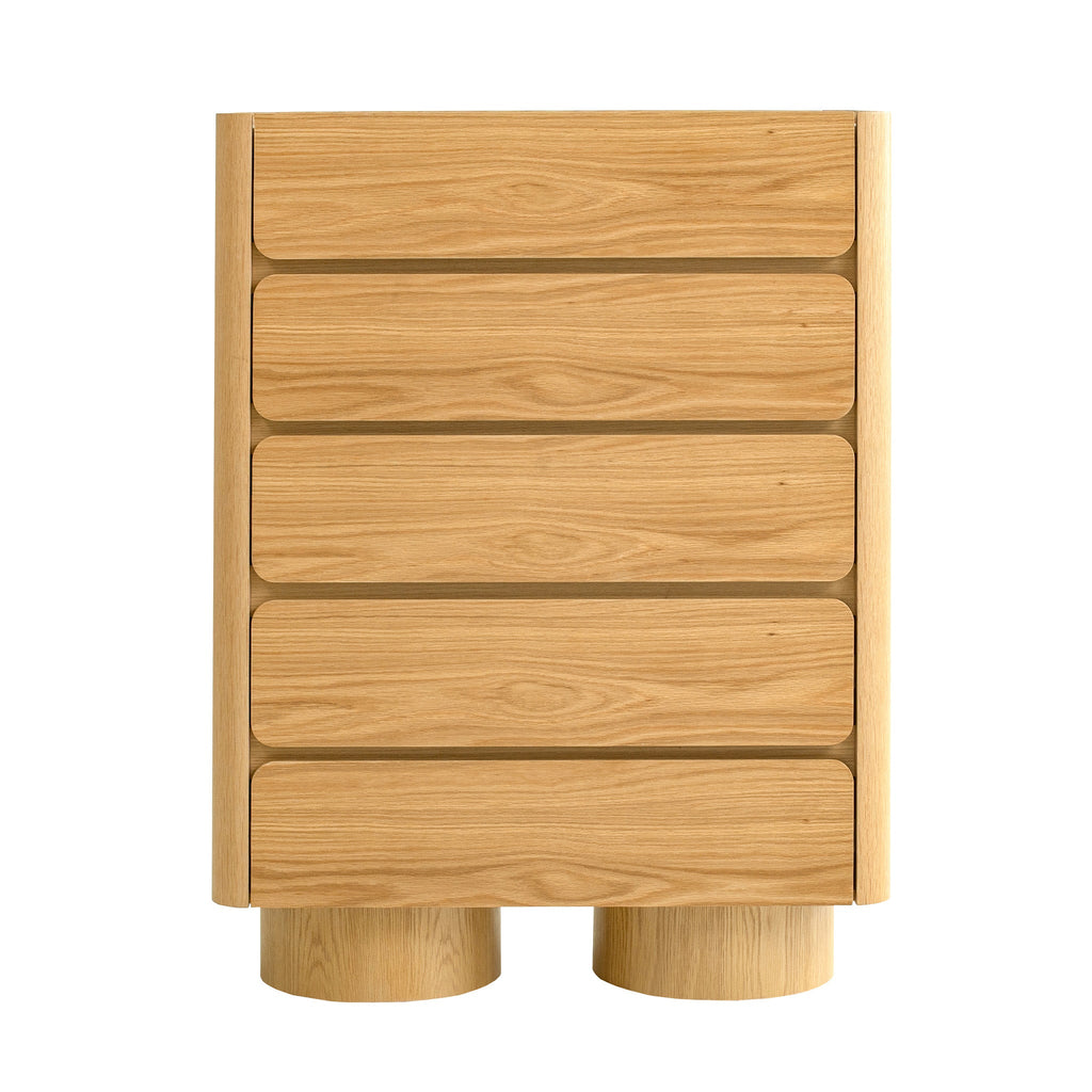 Stone Top Tallboy Drawer | Natural | Myka Home