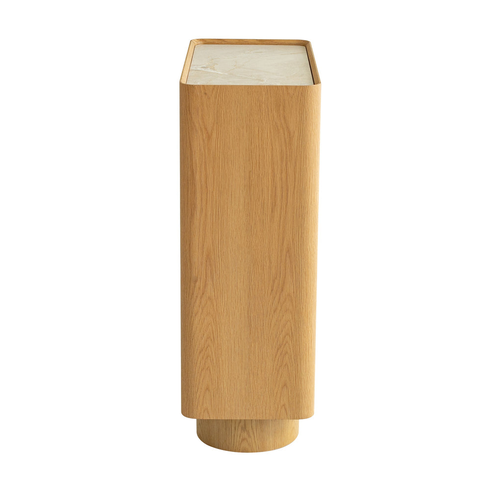 Stone Top Tallboy Drawer | Natural | Myka Home