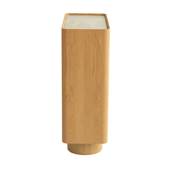 Stone Top Tallboy Drawer | Natural | Myka Home