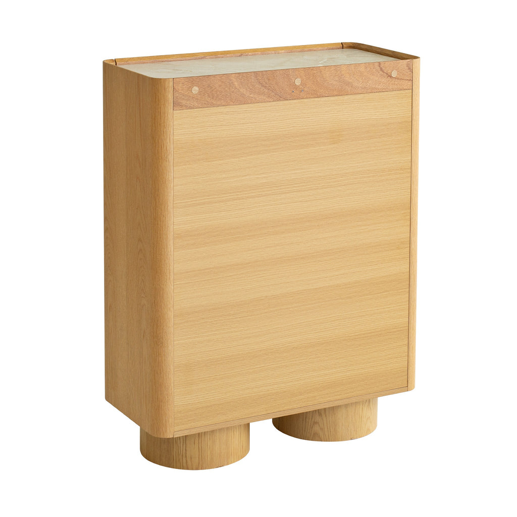 Stone Top Tallboy Drawer | Natural | Myka Home