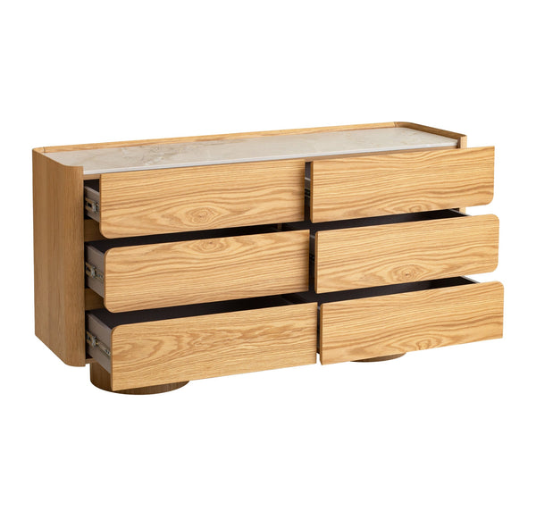 Stone Top Dresser Unit | Natural | Myka Home